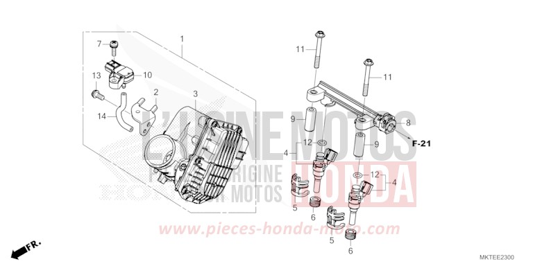 THROTTLE BODY for X-ADV 750 GRAPHITE BLACK (NHB01) from 2026
